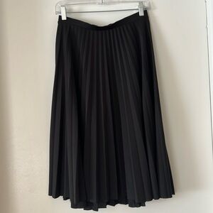 Women’s Bershka Elastic Waist Pleated Midi Skirt